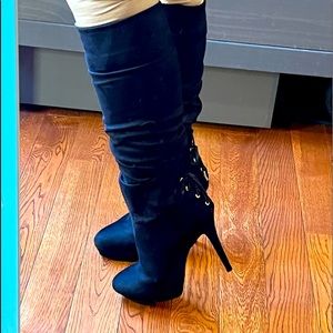 Thalia Sodi velvet boots